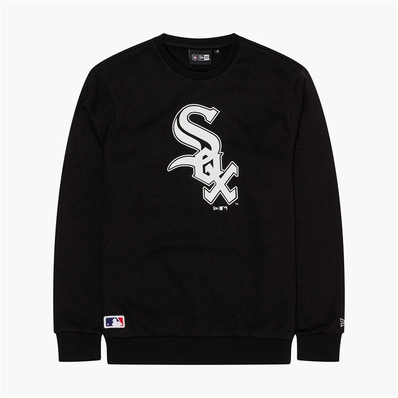 New Era Mens Chicago White Sox Sweatshirt Black