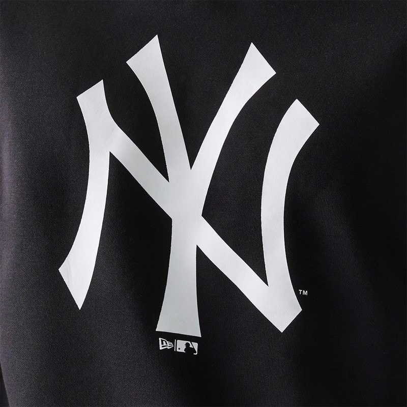 New Era Mens New York Yankees Sweatshirt Black - Image 3
