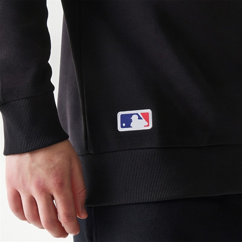 New Era Mens New York Yankees Sweatshirt Black - Image 4