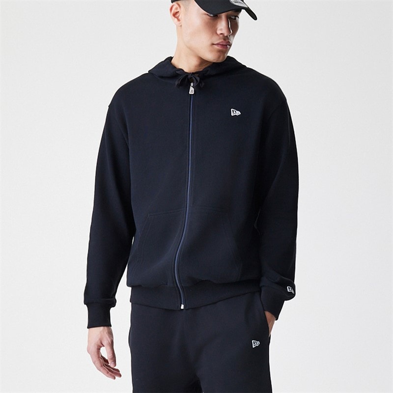 New Era Mens Essentials Hoodie Black - Image 1