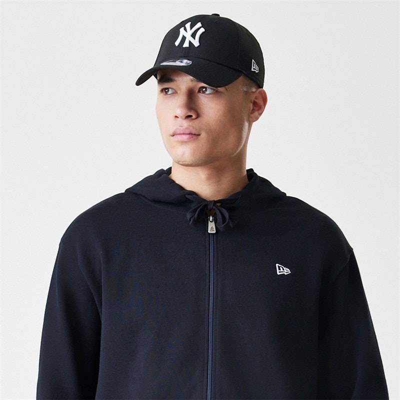 New Era Mens Essentials Hoodie Black - Image 3