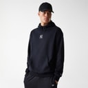 New Era Mens New York Yankees Hoodie Black