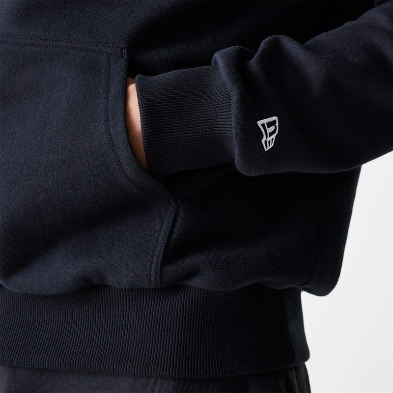 New Era Mens New York Yankees Hoodie Black - Image 3