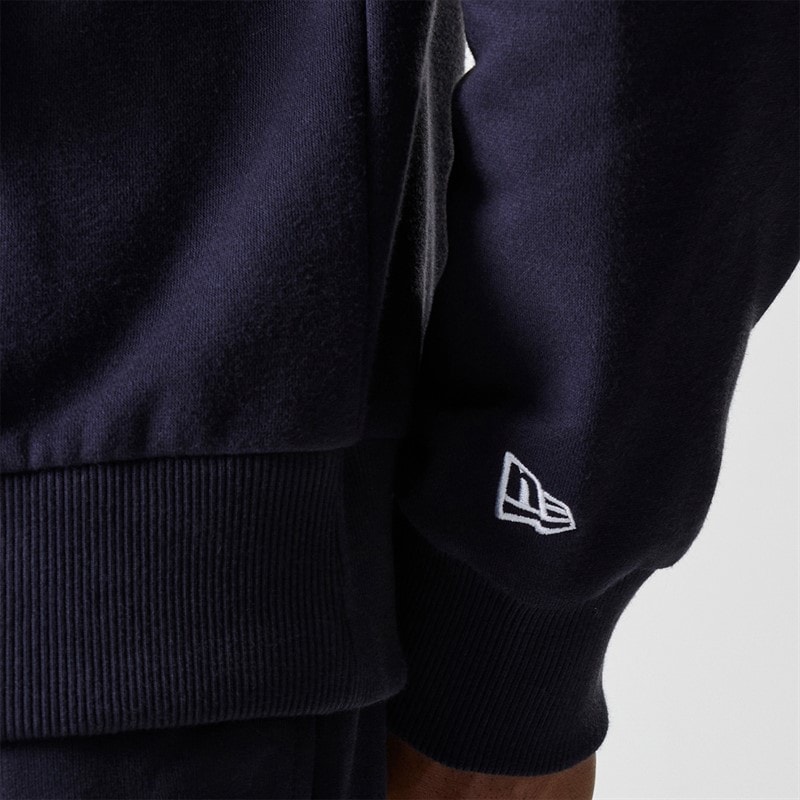 New Era Mens New York Yankees Hoodie Navy - Image 4