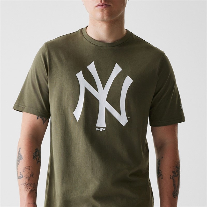 New Era Mens New York Yankees T-Shirt Novwhi - Image 3