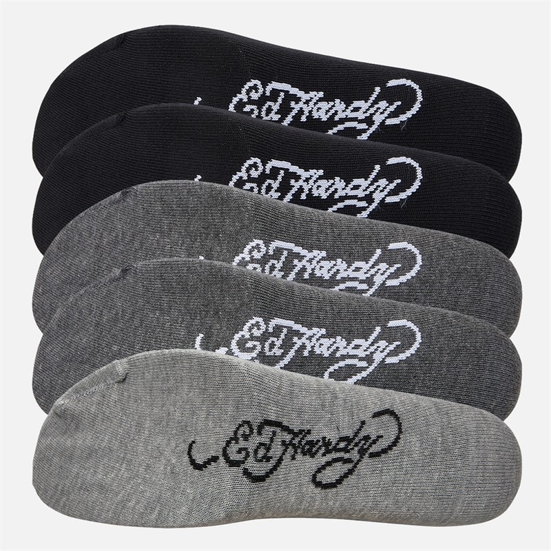 Ed Hardy Mens Glenby Five Pack Dress Socks Mixed - Image 2