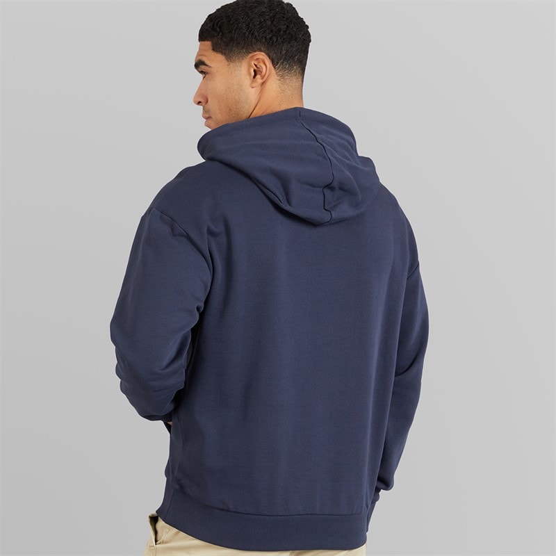 HUGO Mens Nalonso Hoodie Navy - Image 2