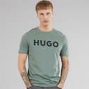 HUGO Mens Dulivio T-Shirt Open Green