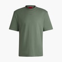HUGO Mens Dapolino T-Shirt Open Green