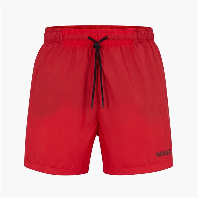 HUGO Mens Haiti Swim Shorts Red
