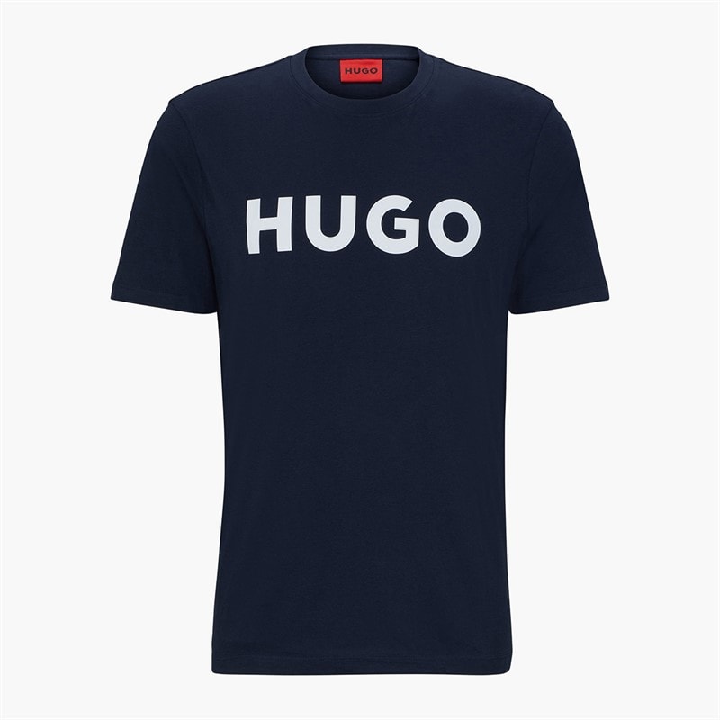 HUGO Mens Dulivio T-Shirt Dark Blue - Image 1