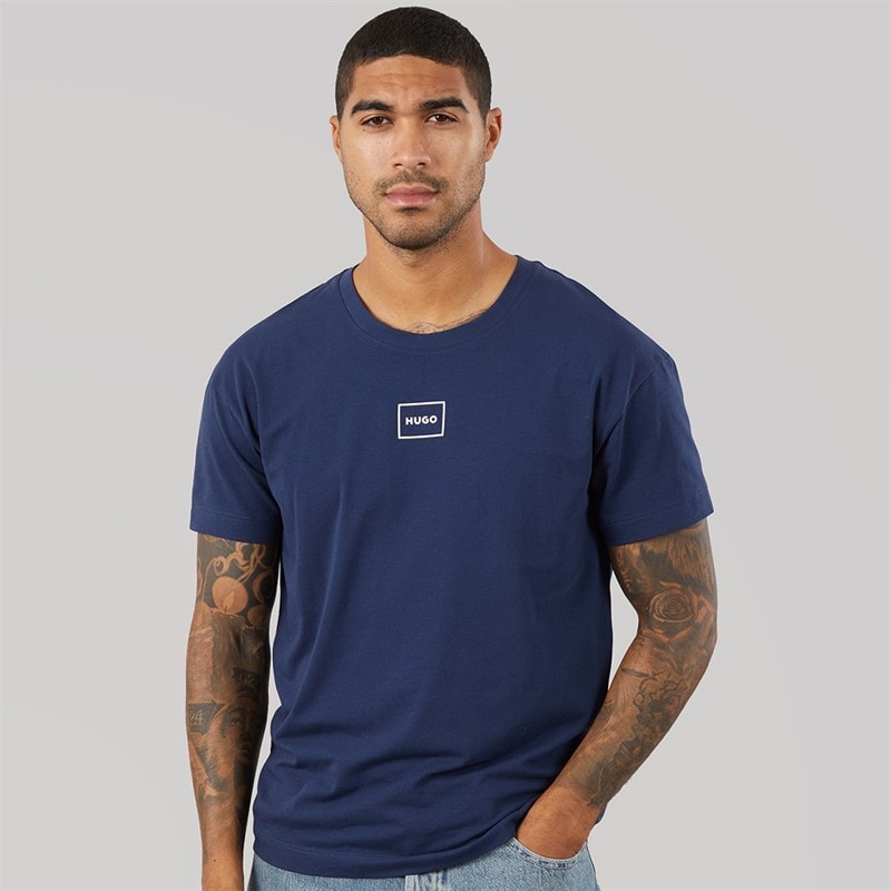 HUGO Mens Laze T-Shirt Navy