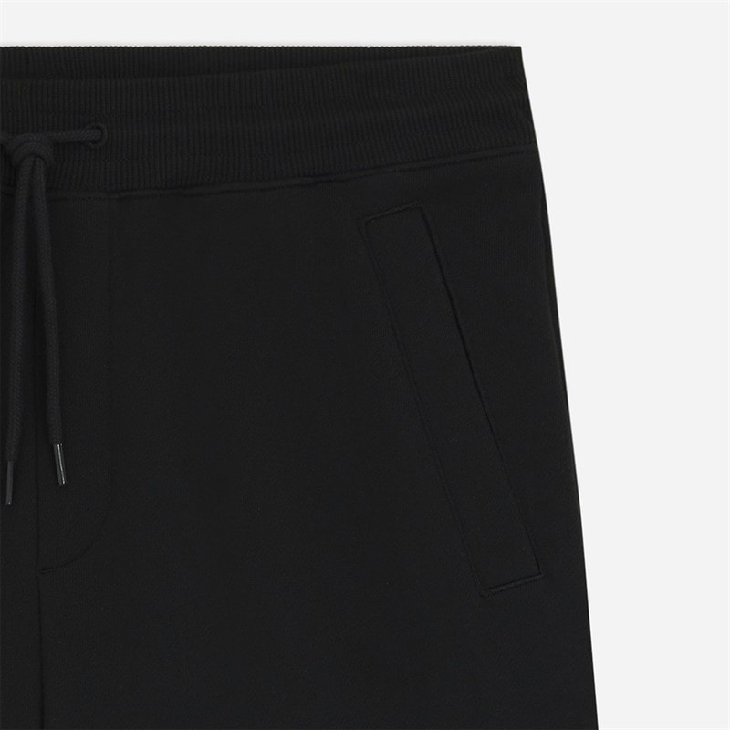 HUGO Mens Diz222 Shorts Black - Image 2