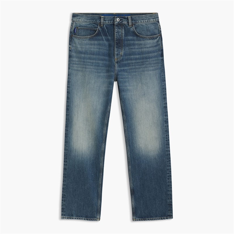 HUGO Mens Nate Baggy Fit Jeans Bright Blue