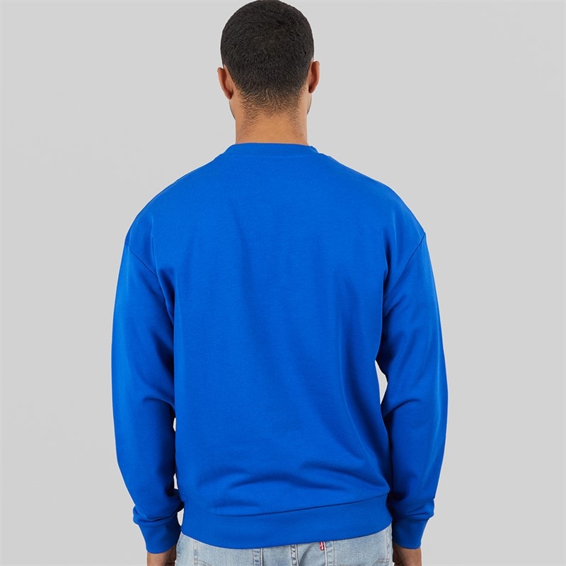 HUGO Mens Namenex Sweatshirt Open Blue - Image 2