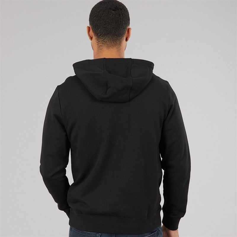 HUGO Mens Daltorreson Hoodie Black - Image 2