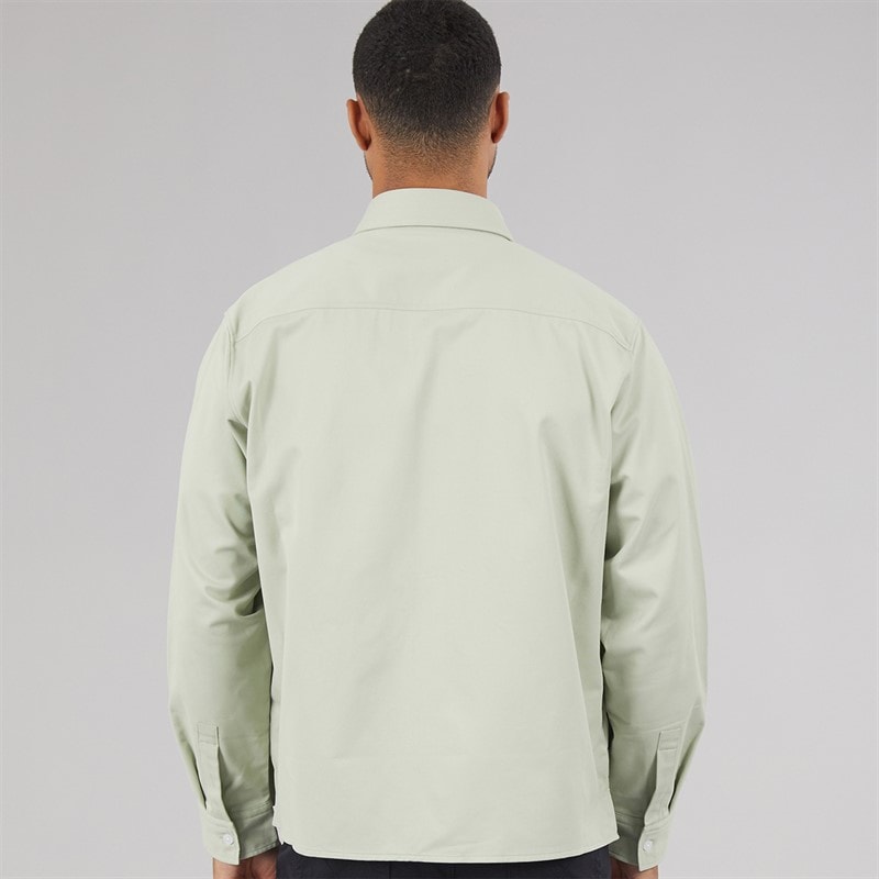 HUGO Mens Ekynone Long Sleeve Shirt Open Green - Image 2