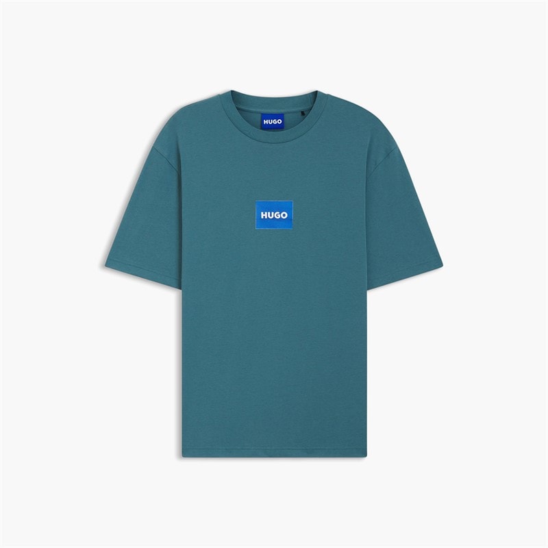 HUGO Mens Nayonix T-Shirt Turquoise/Aqua