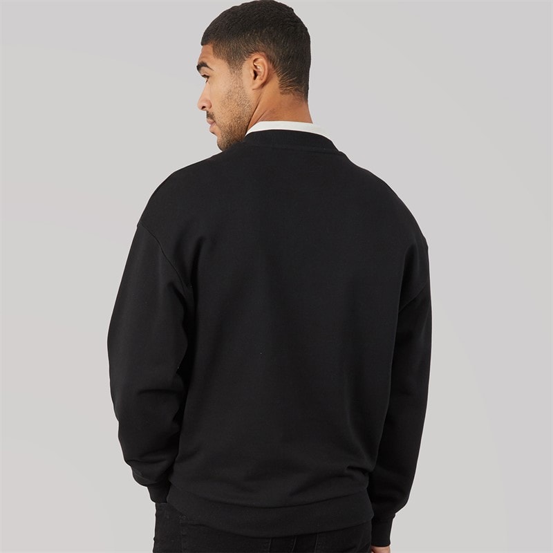 HUGO Mens Newirex Sweatshirt Black - Image 2