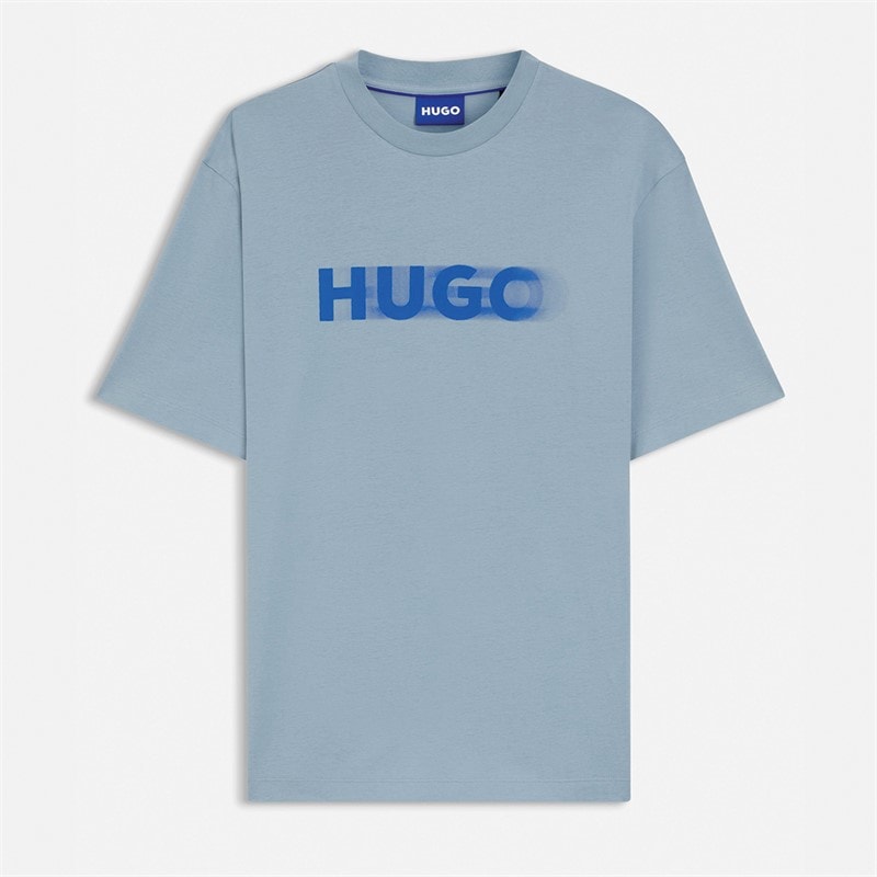 HUGO Mens Nalax T-Shirt Light/Pastel Blue