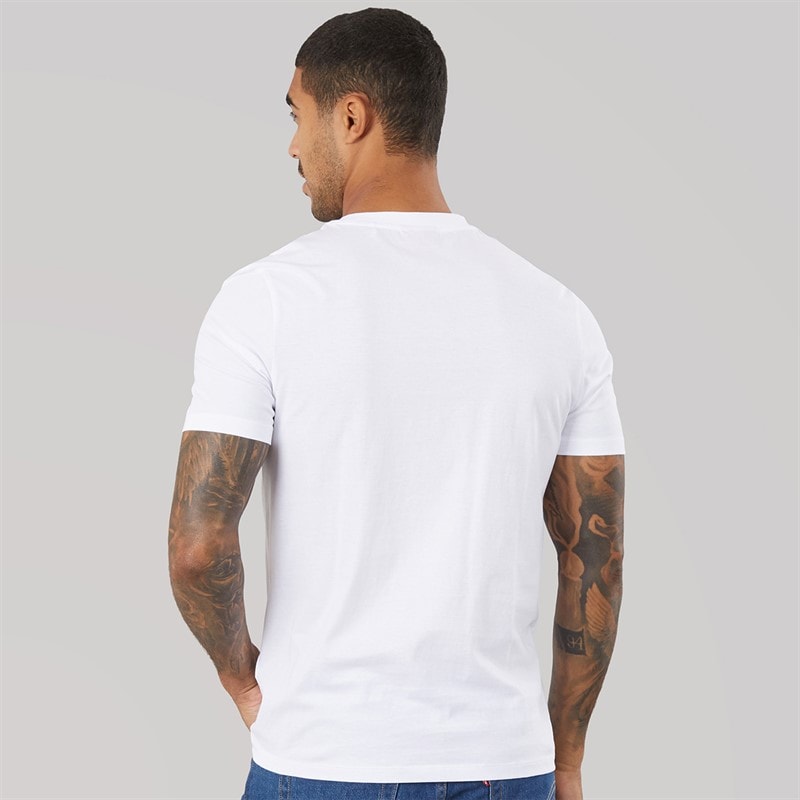 HUGO Mens Dzokis T-Shirt White - Image 2