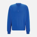HUGO Mens Nedro Sweatshirt Open Blue