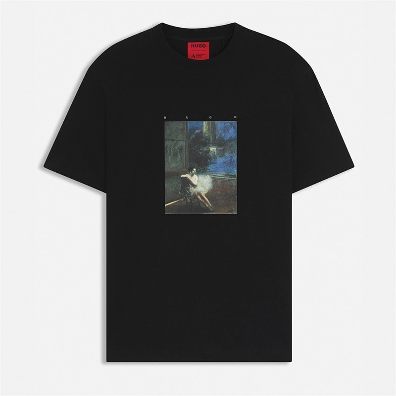 HUGO Mens Dabolos T-Shirt Black