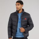 HUGO Mens Balto Puffer Jacket Black
