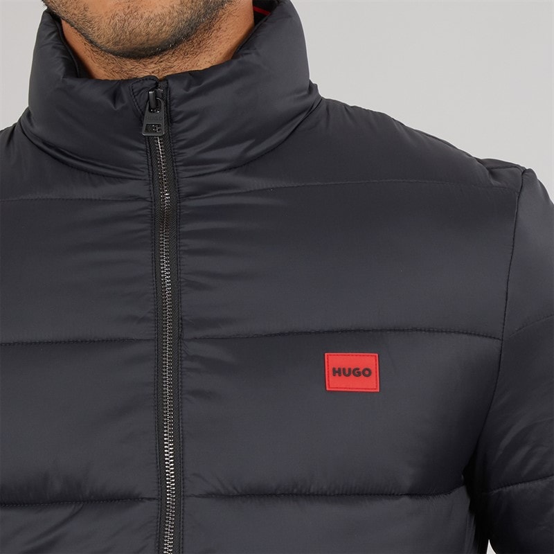 HUGO Mens Balto Puffer Jacket Black - Image 5