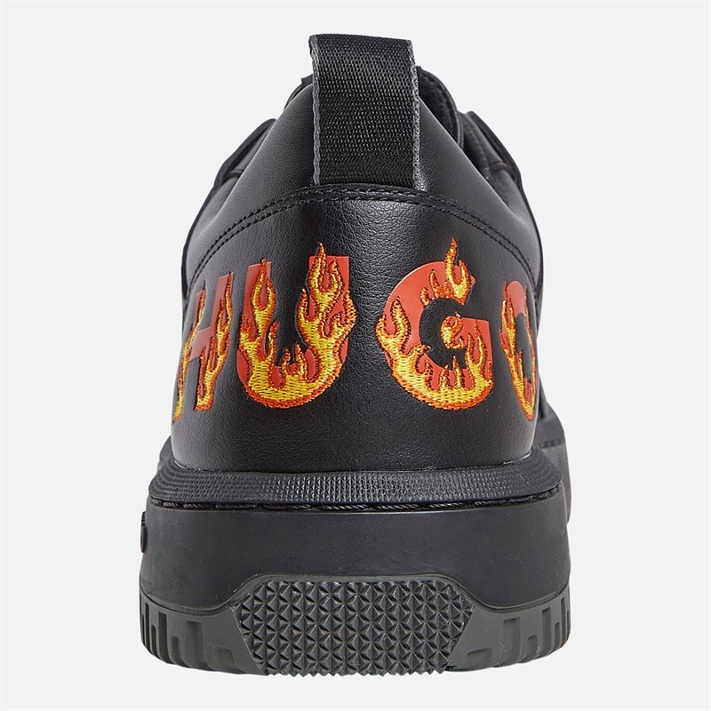 HUGO Mens Kilian Tenn Sneakers Black - Image 3