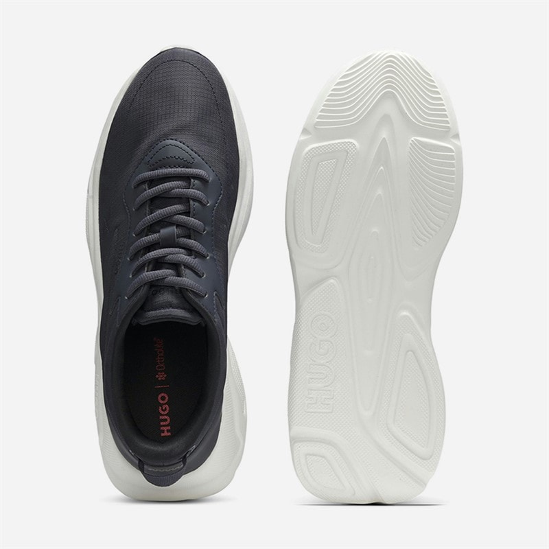 HUGO Mens Leon Runn Sneakers Dark Blue - Image 2