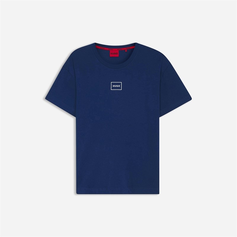 HUGO Mens Laze T-Shirt Medium Blue - Image 1