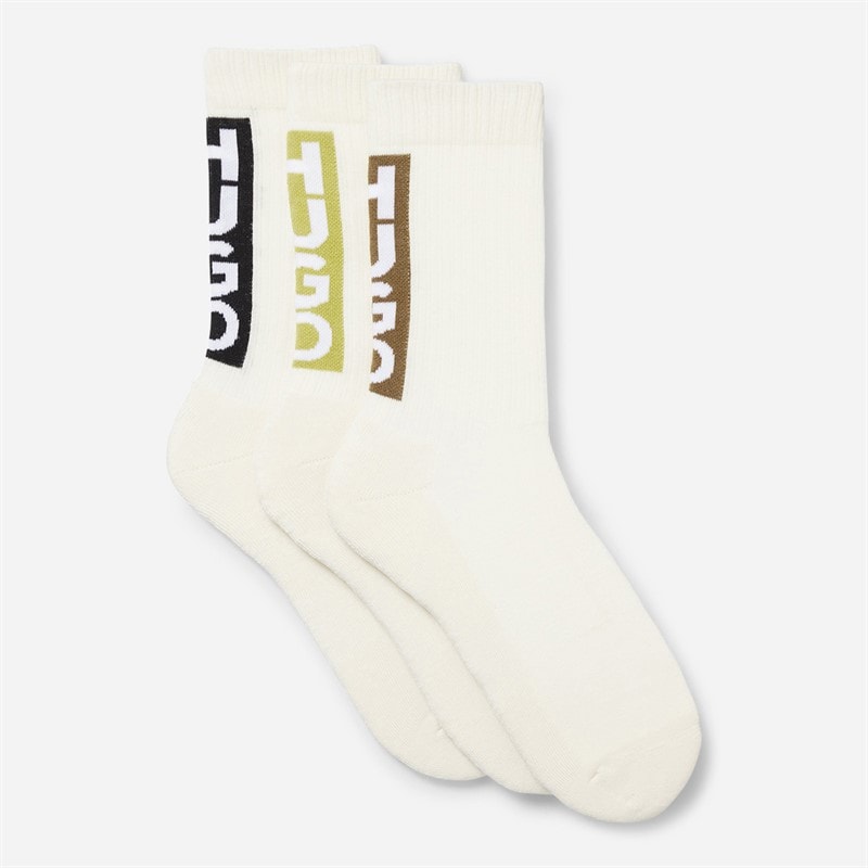 HUGO Mens Men Three Pack Socks Open Miscellaneous - Image 1