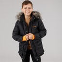 Bench Boys Calcott Parka Jacket Black
