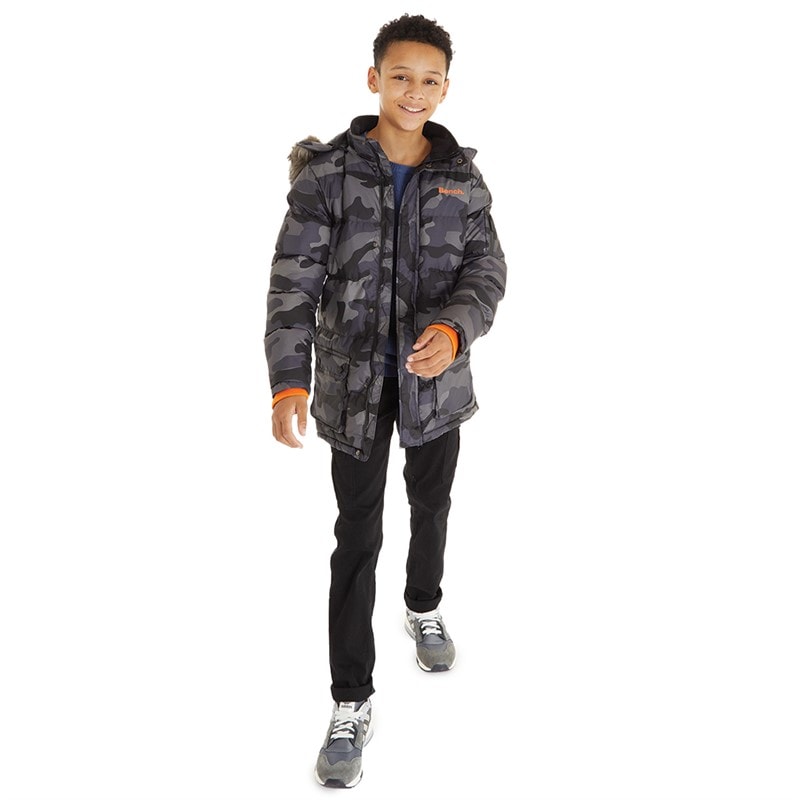 Bench Boys Calcott Jacket Black Digi Camo - Image 4