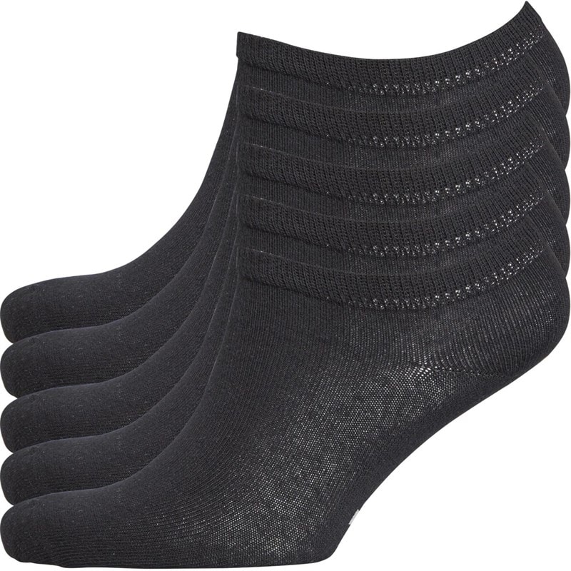 Bench Womens Tabatha Five Pack Trainers Socks Black - Image 1