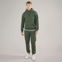 Bench Mens Guttell Tracksuit With Branded Tape Detail Khaki