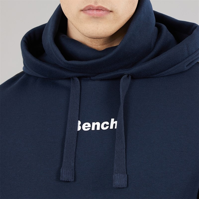 Bench Mens Guttell Tracksuit With Branded Tape Detail Navy - Image 3