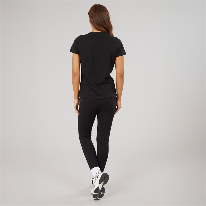 Bench Womens Samira T-Shirt And Leggings Set Black - Image 2