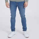 Bench Mens Eddie 22 Slim Fit Jeans Mid Blue Wash