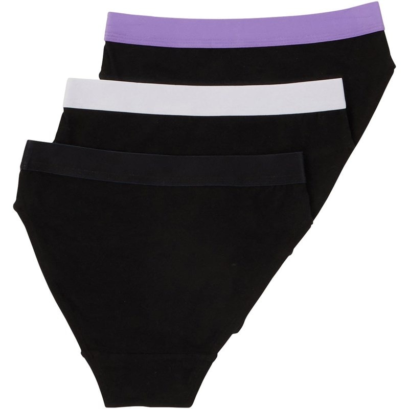 Bench Girls Three Pack Hipster Briefs Black - Image 2