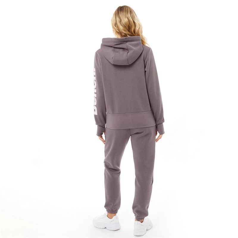 Bench Womens Marcie Zip Through Tracksuit Charcoal - Image 2