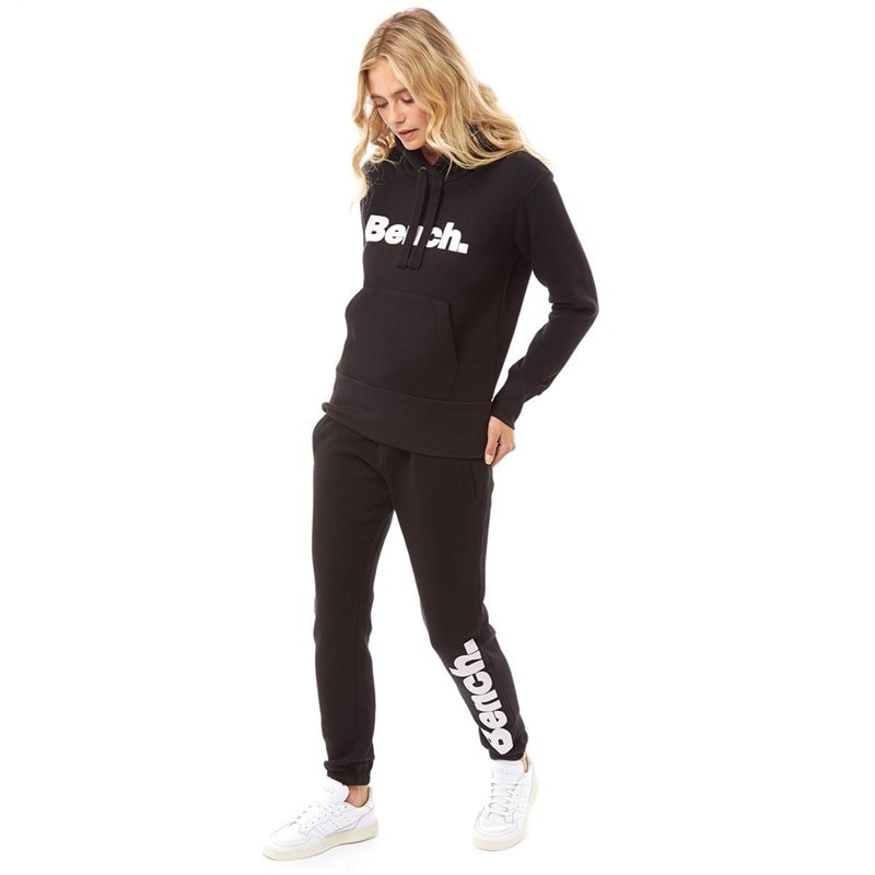 Bench Womens Tilda Hoodie Tracksuit Black - Image 4