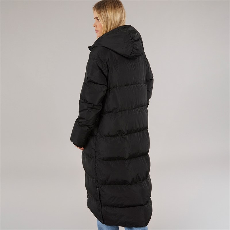 Bench Womens Ryelle Maxi Length Puffer Coat Black - Image 2