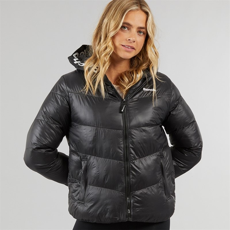Bench Womens Phillipa Puffer Jacket Black - Image 3