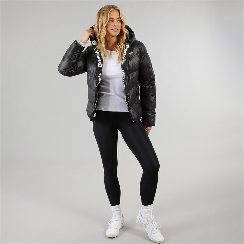 Bench Womens Phillipa Puffer Jacket Black - Image 4