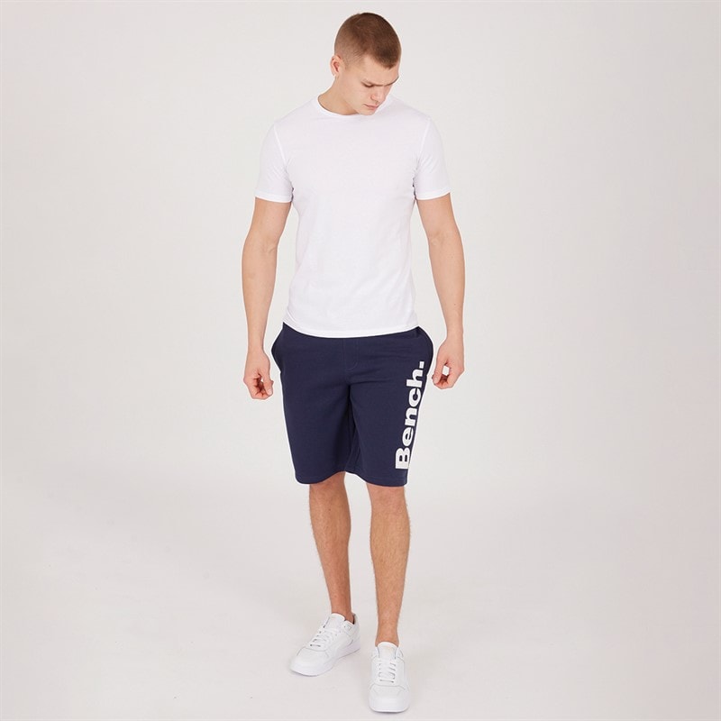 Bench Mens Rollo Sports Fleece Shorts Navy - Image 3
