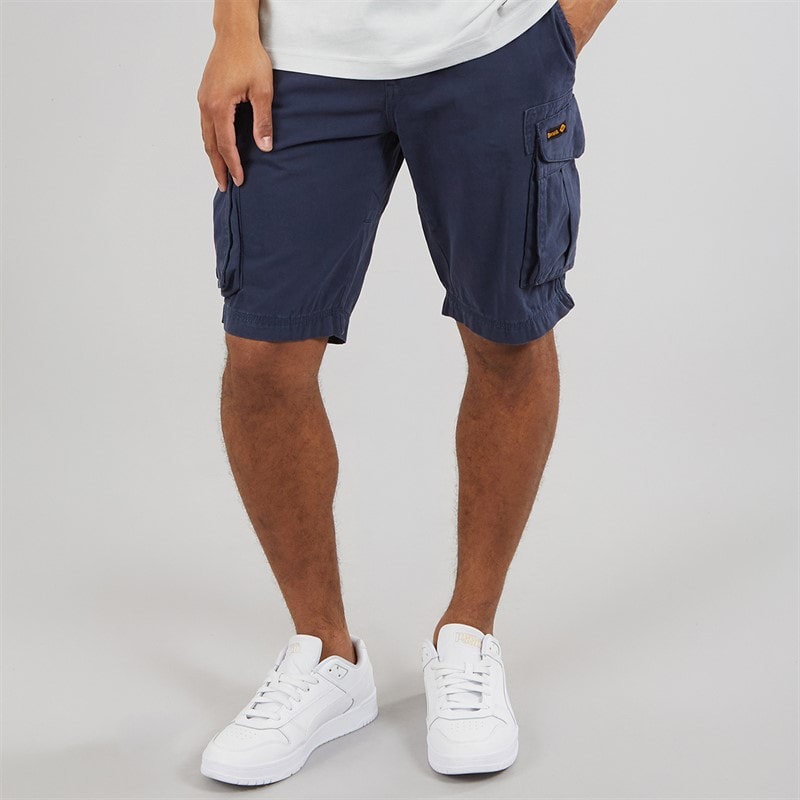 Bench Mens Noahs Cargo Shorts Navy