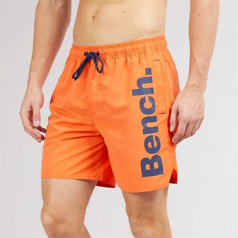 Bench Mens Tahiti Swim Shorts Bright Orange