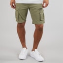 Bench Mens Noahs Cargo Shorts Light Khaki